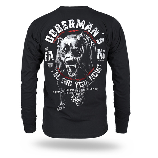 Longsleeve Dobermans Aggressive "BIGDOG LS406" - czarny