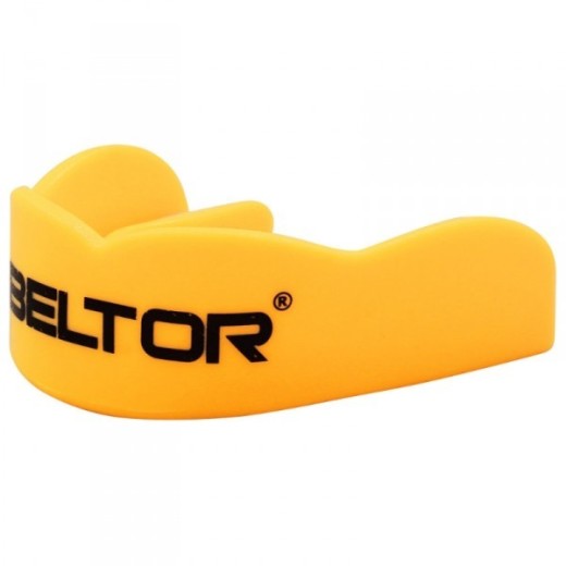 Ochraniacz na zęby pojedynczy "Four" Beltor żółty