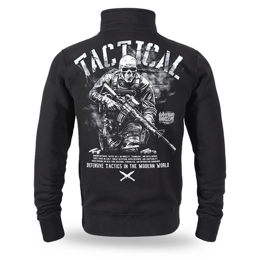 Bluza rozpinana Dobermans Aggressive "TACTICAL SOLDIER BCZ394" - czarna