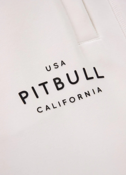 PIT BULL "SAMPSON" men's sweat shorts - off-white