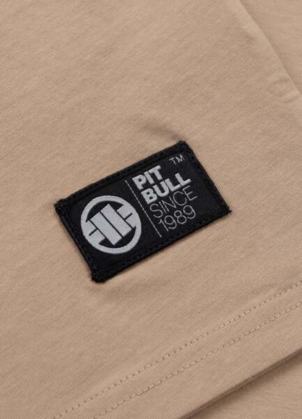Koszulka męska PIT BULL "DRIVING" - beż