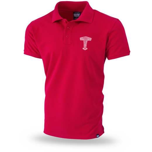 Dobermans Aggressive Polo T-shirt "MJOLNIR II TSP275" - red