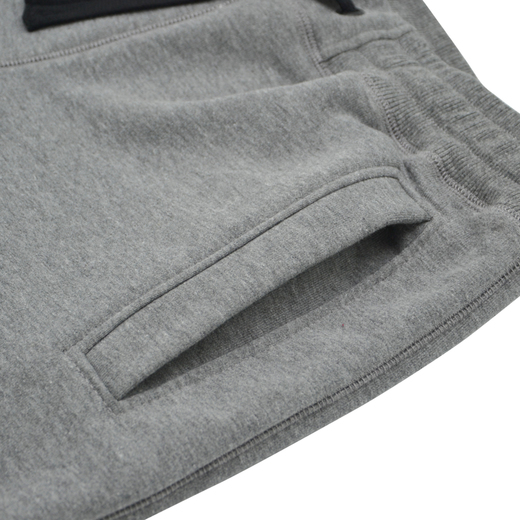 Pretorian &quot;Logo&quot; cotton shorts - gray