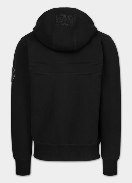 Bluza męska z kapturem PIT BULL "GIBSON" - czarno/czarna