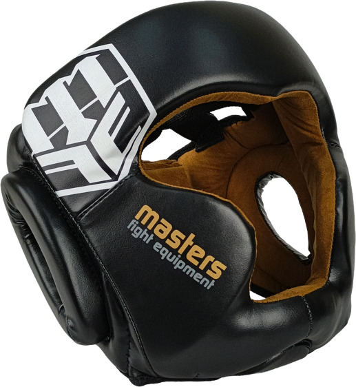 Kask bokserski MASTERS KSS-PU-BLACK