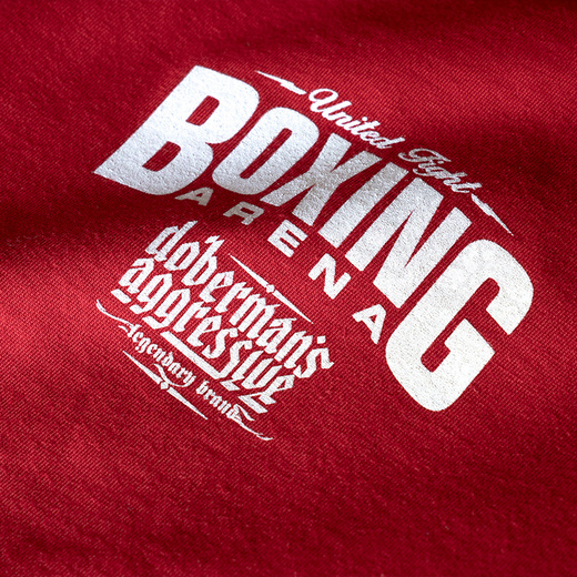 Koszulka T-shirt Dobermans Aggressive "BOXING ARENA" TS393 - beżowa