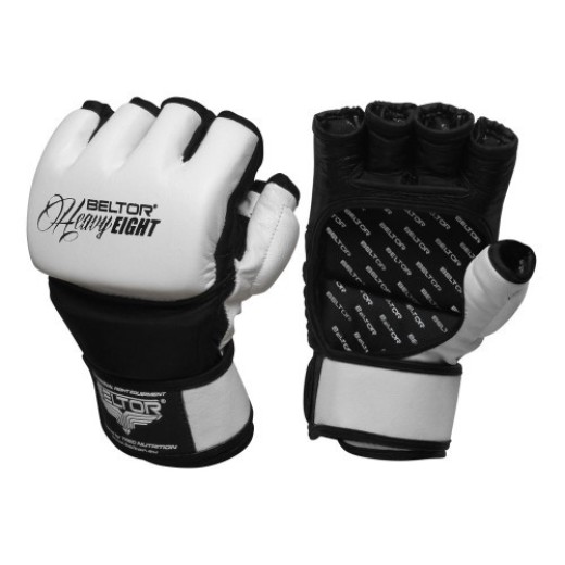 Beltor Eight MMA gloves - white / black