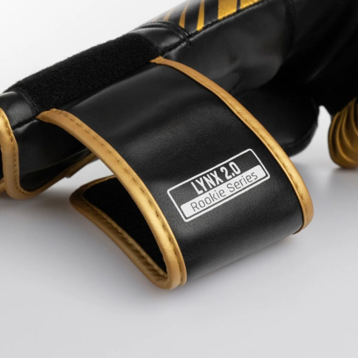 StormCloud "Lynx 2.0" Boxing Gloves - Black and Gold