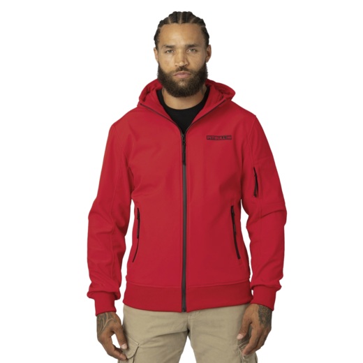 Kurtka softshell PIT BULL "Midway II" - czerwona