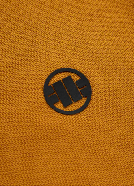 Bluza z kapturem rozpinana PIT BULL Terry "New Logo" - miodowa