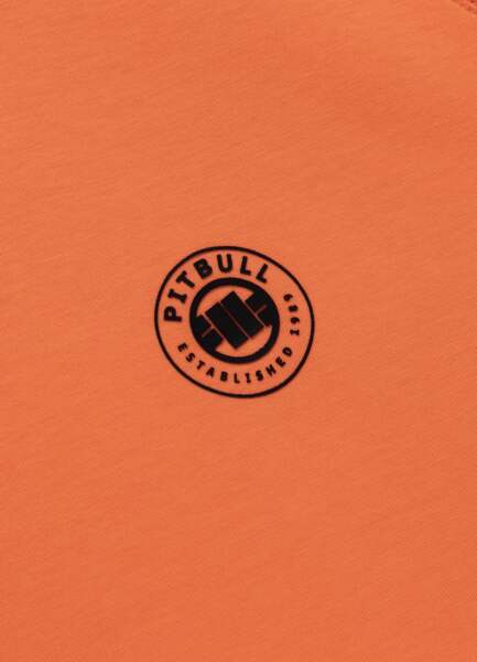 Bluza męska z kapturem PIT BULL "DOGWOOD" - pomarańczowy