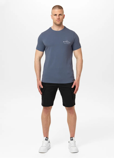  PIT BULL Slim Fit Men&#39;s T-Shirt &quot;USA CAL&quot; - Dark Blue