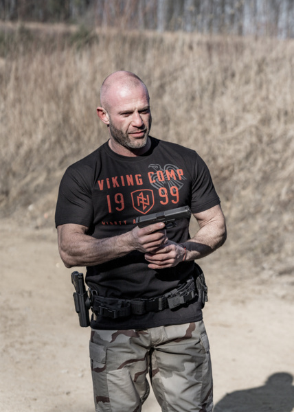 Dobermans Aggressive T-shirt &quot;MIGHTY ASGARDS II&quot; TS366K - khaki