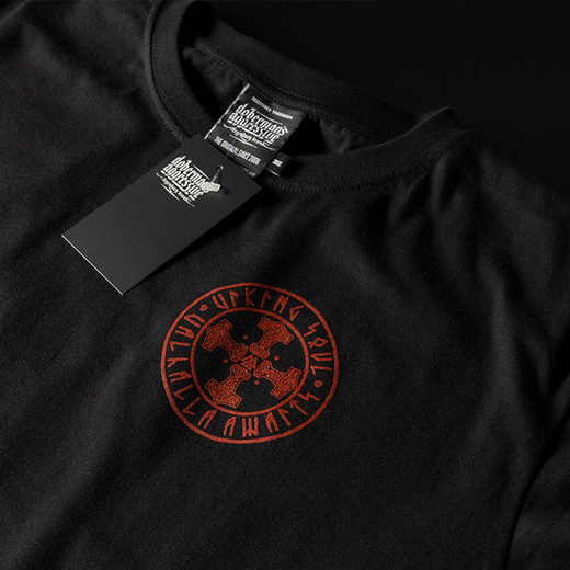 Koszulka T-shirt Dobermans Aggressive "THORS CROSS" TS386 - czarna