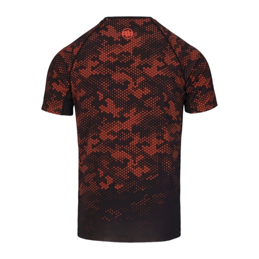 Rashguard PIT BULL "HEX CAMO HILLTOP" - czerwony
