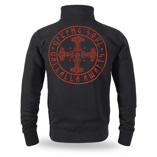 Dobermans Aggressive &quot;THORS CROSS BCZ386&quot; Zip-Up Sweatshirt - Black