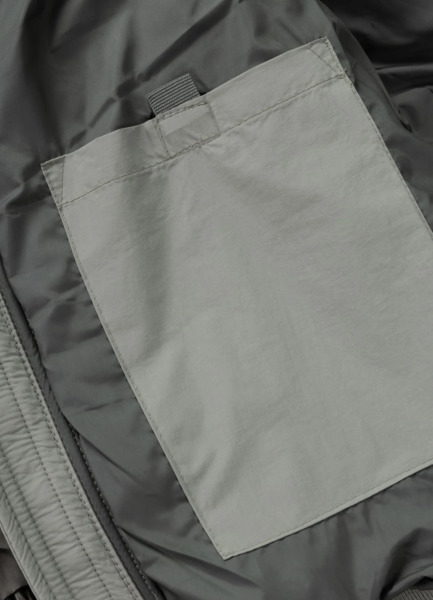 Kurtka zimowa PIT BULL pikowana z kapturem "NAYLOR" - szałwiowy