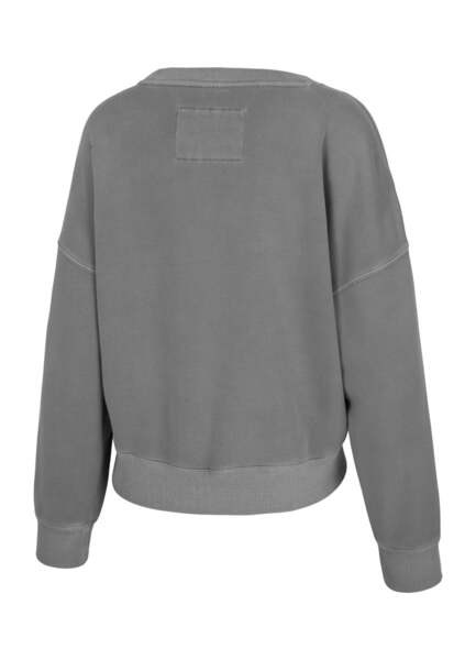 WASHED PIT BULL &quot;MANZANITA&quot; women&#39;s sweatshirt - gray