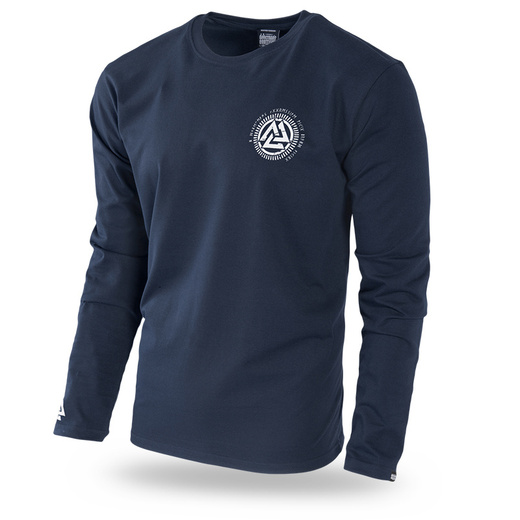 Longsleeve Dobermans Aggressive "ULFHEDINN" LS227" - granatowy