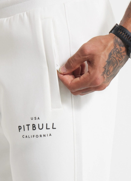 Spodnie dresowe PIT BULL "SAMPSON" - off white