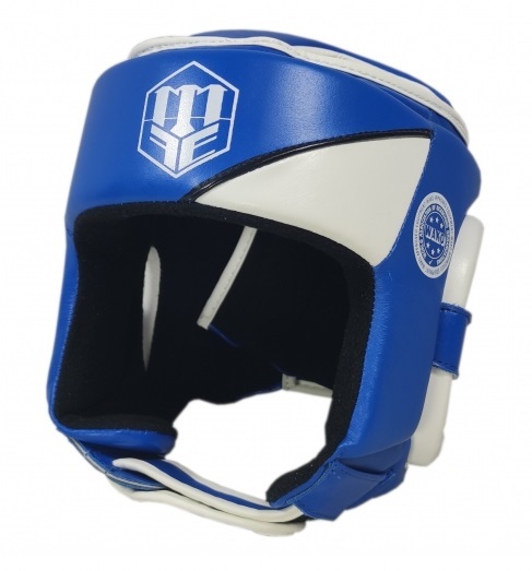 Kask bokserski ochraniacz głowy Masters KT-COMFORT (WAKO APPROVED) - niebieski 