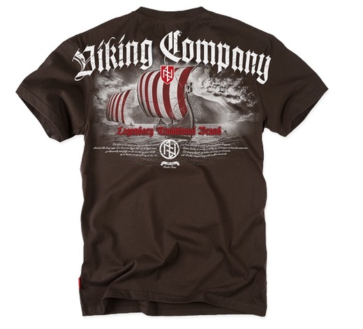 Koszulka T-shirt Dobermans Aggressive "Viking Company TS130" - brązowa