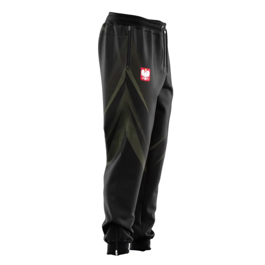 Extreme Hobby "POLSKA ULTIMATE" Men's Polyester Sweatpants - Graphite