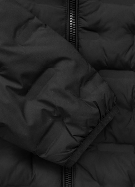 Kurtka zimowa PIT BULL pikowana z kapturem "CAMINO" - czarny