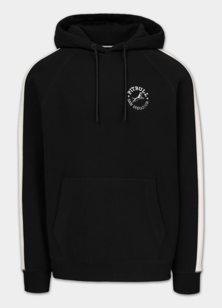 Bluza męska z kapturem PIT BULL "SAN DIEGO CA" - czarny