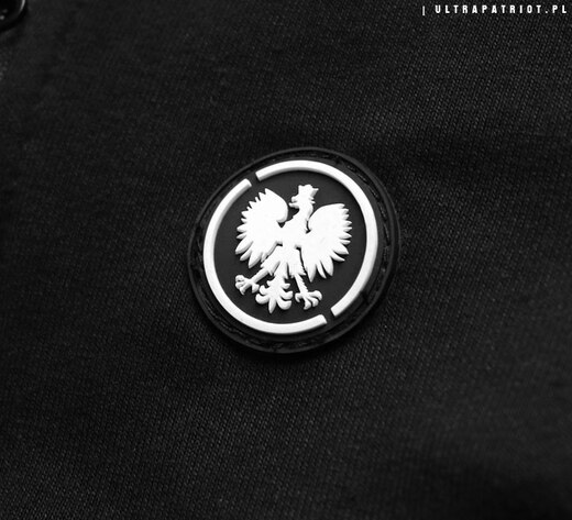 Bluza z kapturem UltraPatriot "Orzeł" - czarna