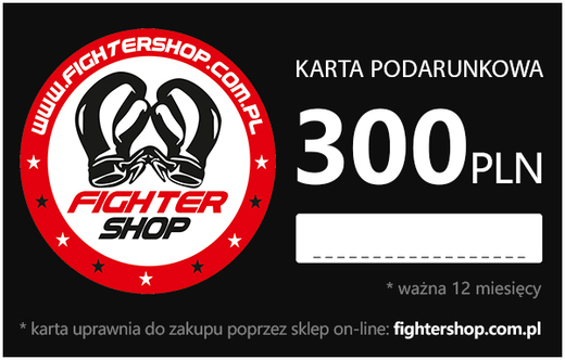Karta Podarunkowa Fighershop 300 PLN