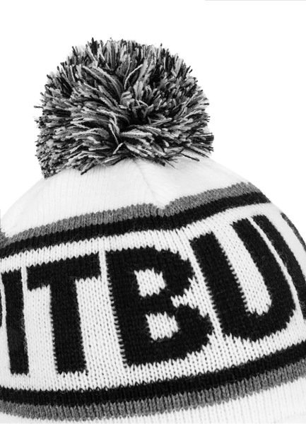 PIT BULL "Fleming II" winter hat - white