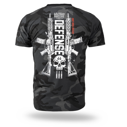Dobermans Aggressive "DEFEND YOUR LAND TS418" T-shirt - camo gray
