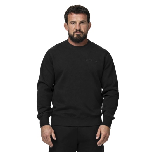 Bluza męska klasyczna PIT BULL "ARBOR" - czarno/czarny