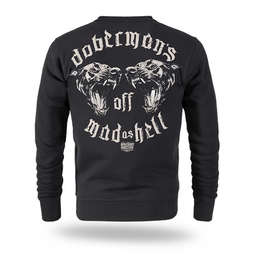 Dobermans Aggressive &quot;MAD AS HELL BC383&quot; Sweatshirt - Black