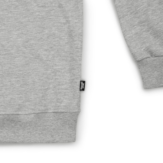Bluza bez kaptura Crewneck Ground Game "Essential" - szary melanż