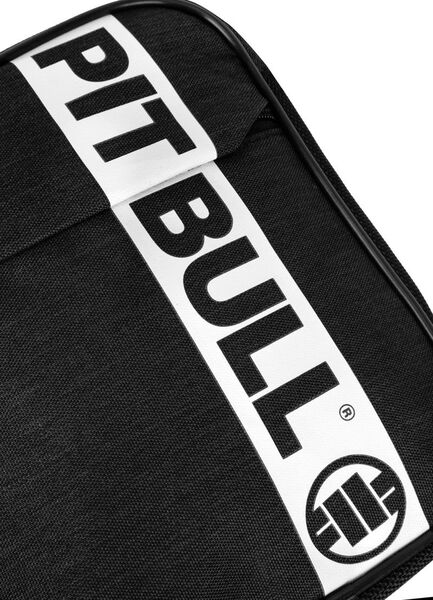 Torba na ramię PIT BULL "Hilltop II" - czarny/biały