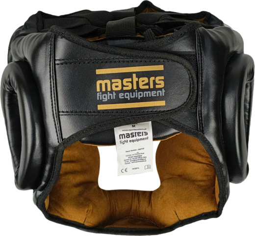 Kask bokserski MASTERS KSS-PU-BLACK