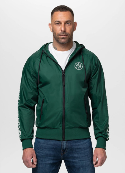 Kurtka przejściowa PIT BULL "Athletic Tape" - zielony