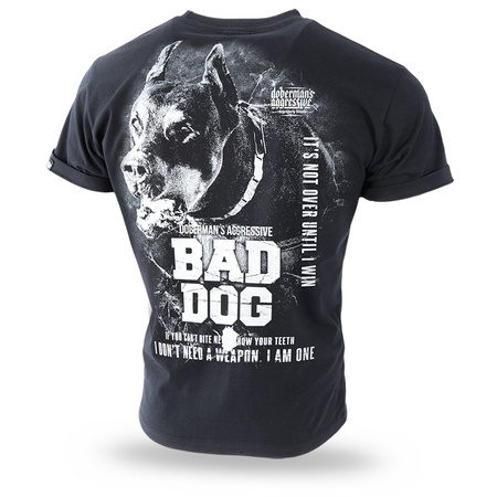 Koszulka T-shirt Dobermans Aggressive "Bad Dog TS310" - czarna