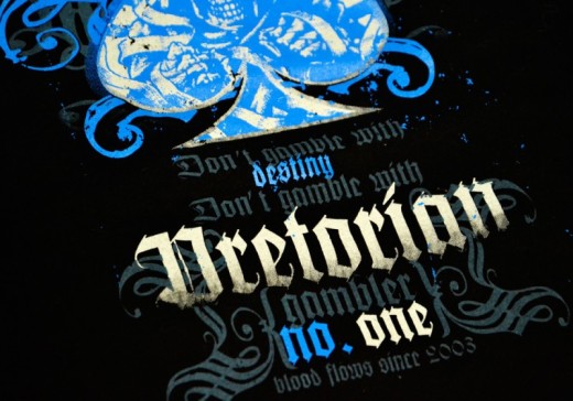 Koszulka Pretorian "Ace Of Spades" - czarna