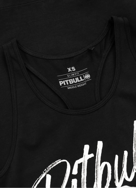 Tank Top damski PIT BULL Slim Fit "PUPPY" - czarny
