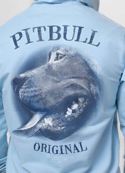 PIT BULL "MIDNIGHT" Zip-Up Hoodie - Blue