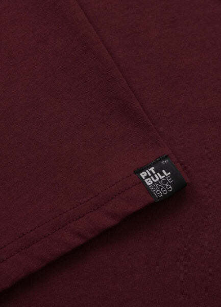 Koszulka PIT BULL "Hilltop" 170 - bordowy