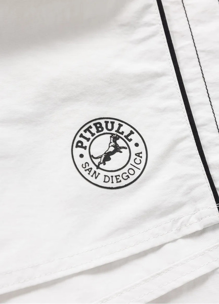 Szorty kąpielowe męskie PIT BULL "CROWNHILL" - białe