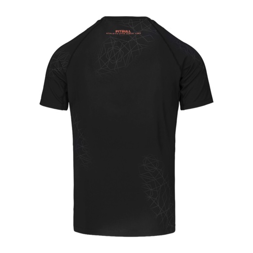 Rashguard PIT BULL "RAY - czarny/czerwony