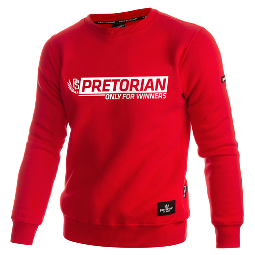Sweatshirt Pretorian "Side" - red