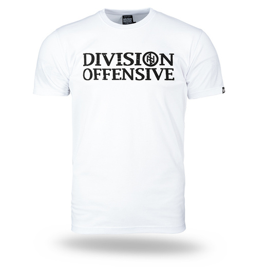 Koszulka T-shirt Dobermans Aggressive "Offensive Division TS325B" - biała