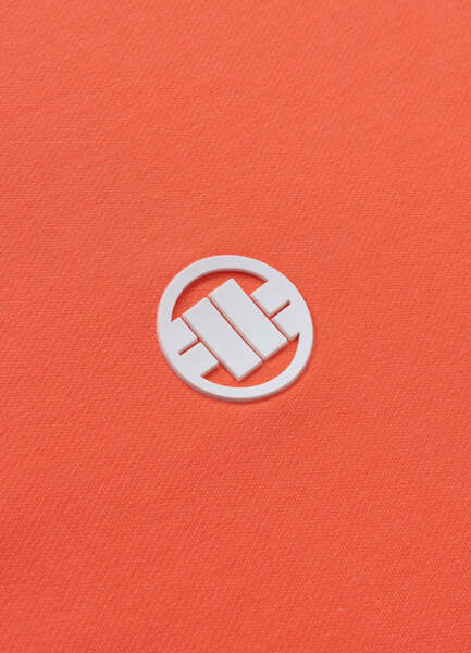 Bluza z kapturem PIT BULL "SMALL LOGO NUGGET" - łososiowy