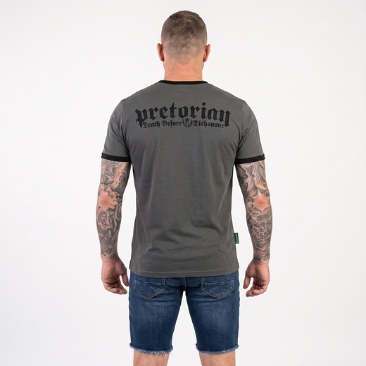 Pretorian Ringer "Honour" T-Shirt - Khaki